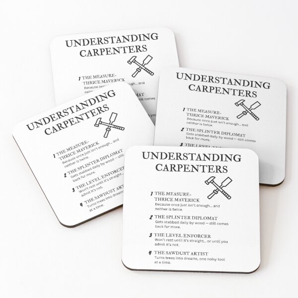 Item preview, Understanding Carpenters – Funny Woodworking Quotes for Builders & Sawdust Legends designed and sold by PsyFlow35.