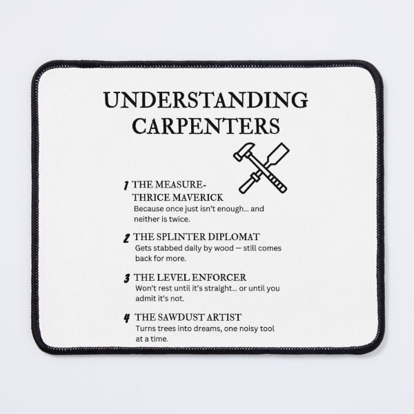 Item preview, Understanding Carpenters – Funny Woodworking Quotes for Builders & Sawdust Legends designed and sold by PsyFlow35.