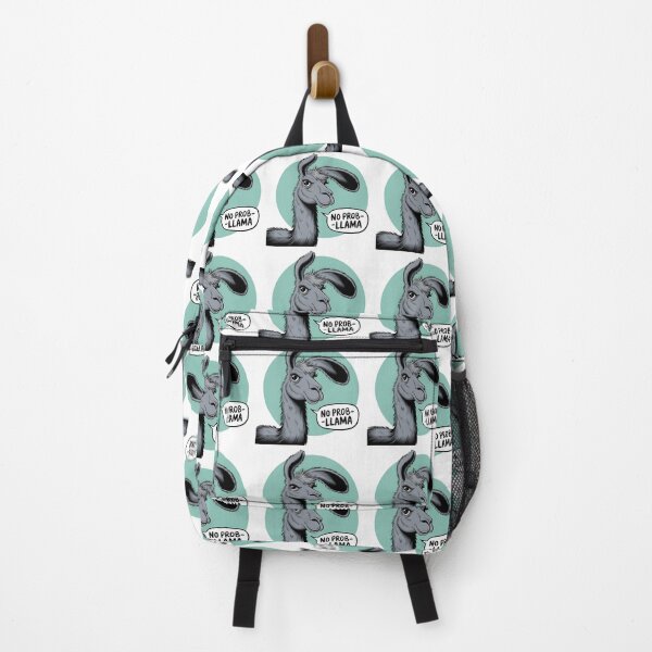 Item preview, No Prob‑LLama, llama, no problem, pun, cute, funnyfits70, Humor, Funny, retro, vintages, funny quotes, animal humor, designed and sold by FunnyFits70.