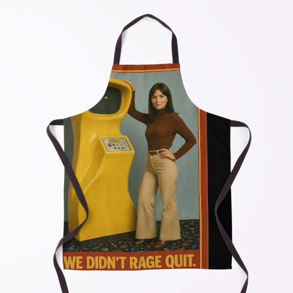 Item preview, Retro Arcade Girl – We Ran Out of Quarters designed and sold by ConsumeByAndy.