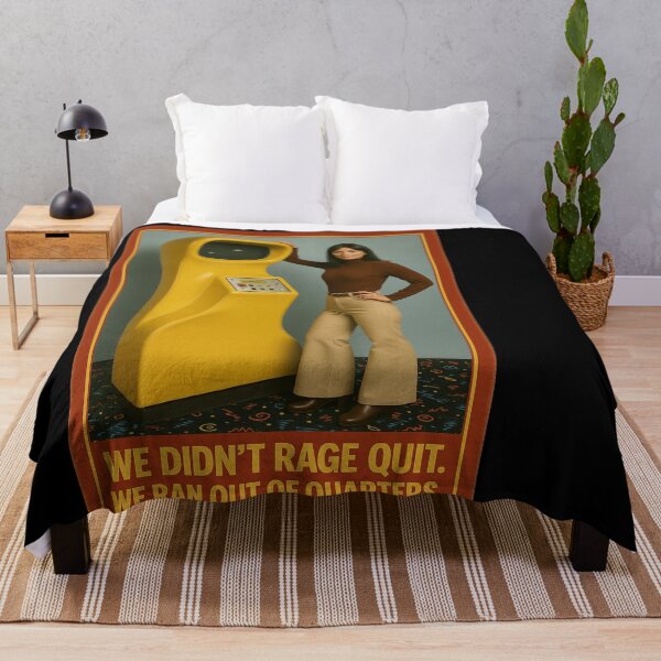Item preview, Retro Arcade Girl – We Ran Out of Quarters designed and sold by ConsumeByAndy.
