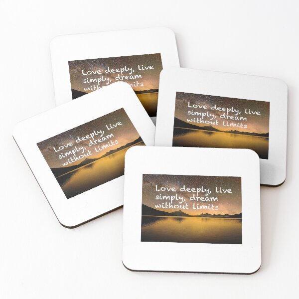 Item preview, Love Deeply, Dream Freely – Inspirational Quote designed and sold by BytArtBros.