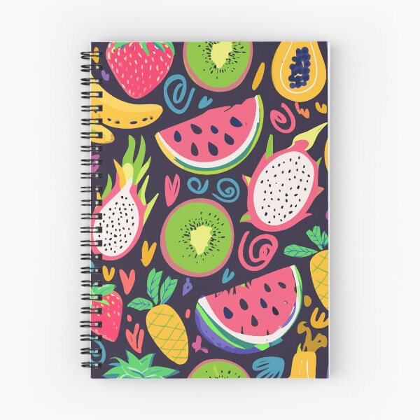 Item preview, Tropical Fruit Frenzy – Vibrant Hand-Drawn Pattern designed and sold by ArtLab-store.