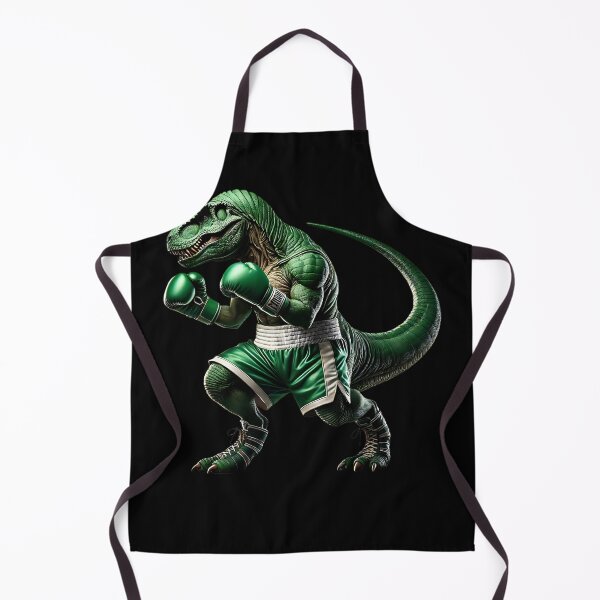 Item preview, Dinosaur Doing Boxing Boxer Martial Art designed and sold by Kimberley King Art  King Art.