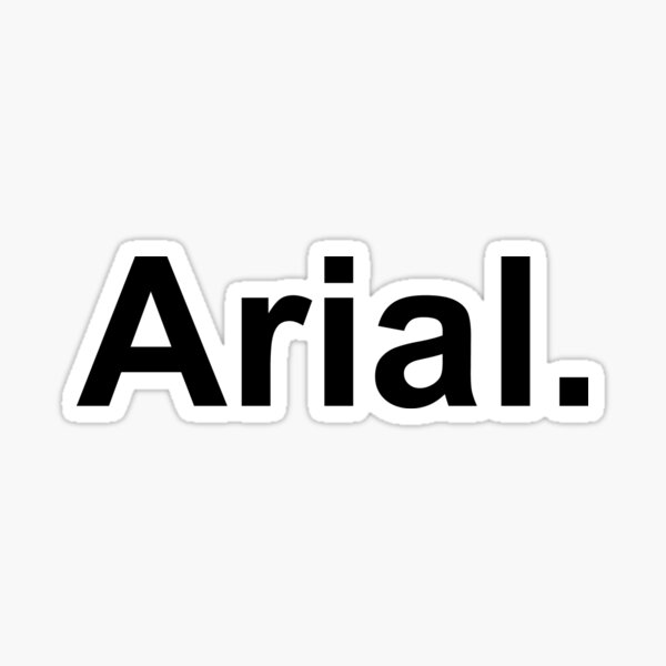 Artikel-Vorschau von Schriftart Arial minimal, designt und verkauft von ALWYJEUN.