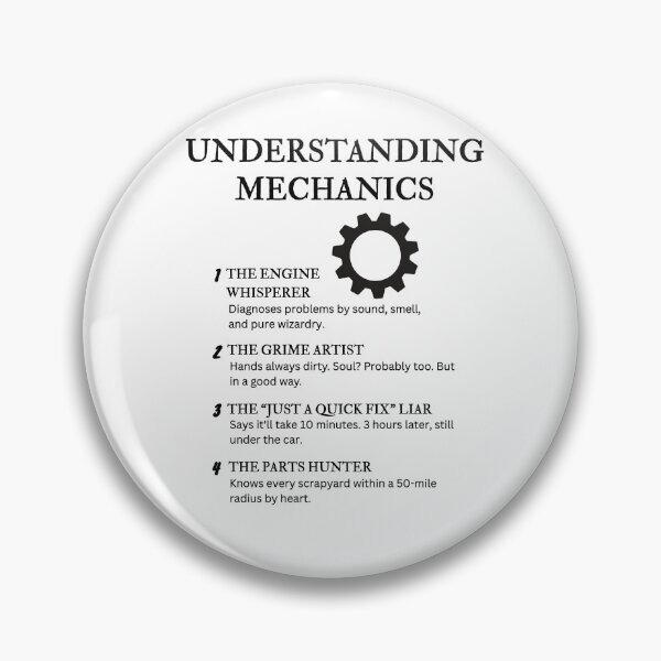 Item preview, Understanding Mechanics – Funny Grease Monkey Quotes for Car Lovers & Garage Pros designed and sold by PsyFlow35.