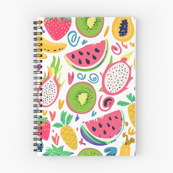 Item preview, Frenesí de Frutas Tropicales – Patrón Vibrante Dibujado a Mano - Blanco designed and sold by ArtLab-store.