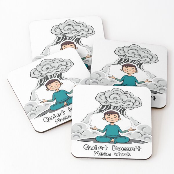 Item preview, Trending Now Design:Silent Power – Cool Motivational Sticker | Trendy Gift for 2025 designed and sold by Imaginarium of Chaos falcon88 .