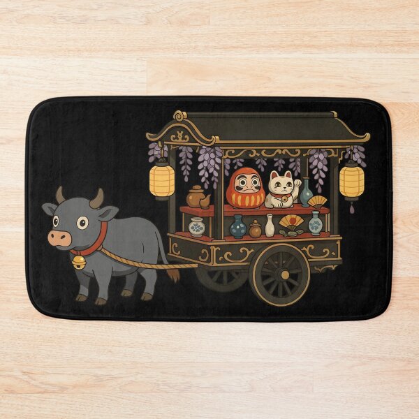 Item preview, Lucky Black Ox Cart designed and sold by PiggyWonka.