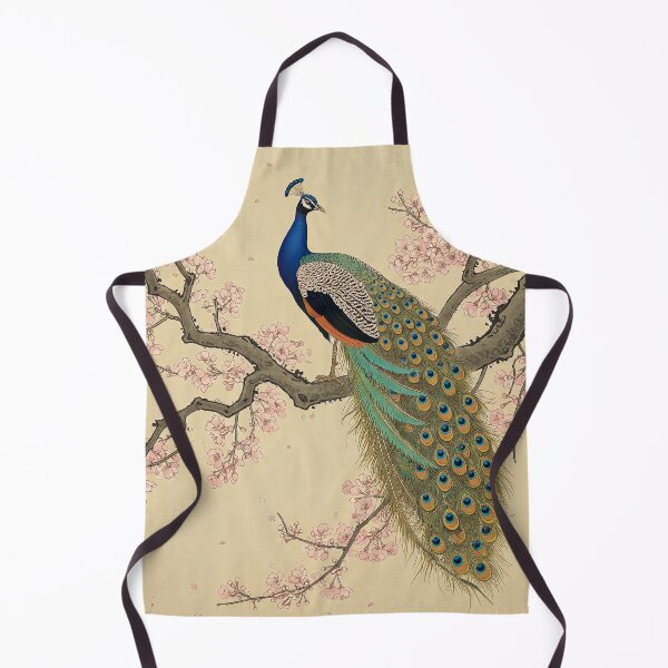 Item preview, Peacock and Cherry Blossom Inspired by Ohara Koson designed and sold by Tamas Das.
