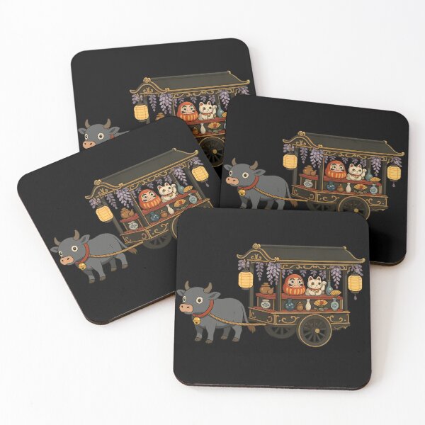 Item preview, Lucky Black Ox Cart designed and sold by PiggyWonka.