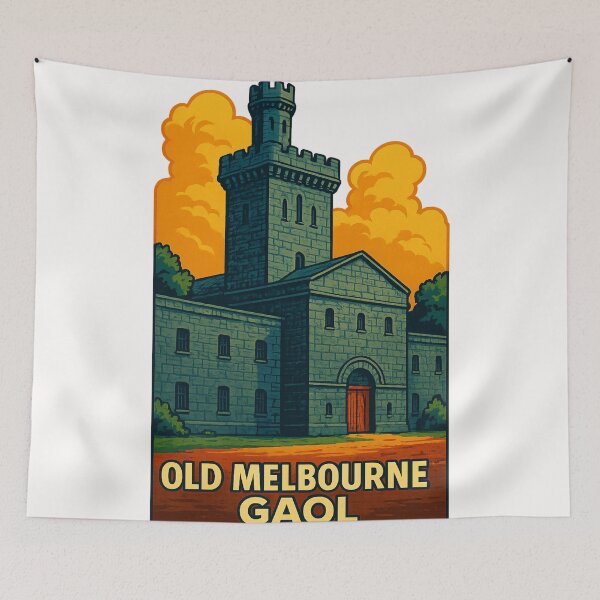 Item preview, Old Melbourne Gaol – Historic Prison Landmark Victoria designed and sold by Places On Earth.