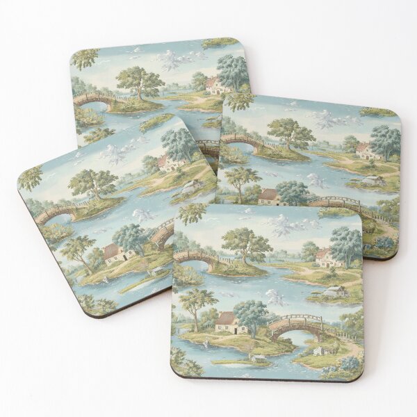 Item preview, Lake Scene Toile  designed and sold by Tamas Das.