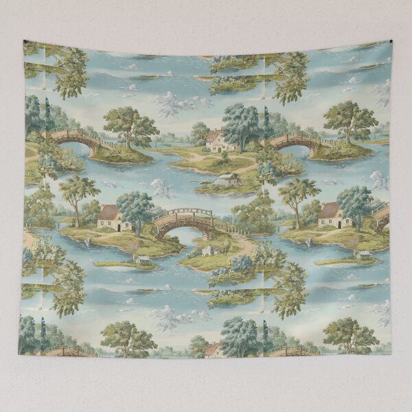 Item preview, Lake Scene Toile  designed and sold by Tamas Das.