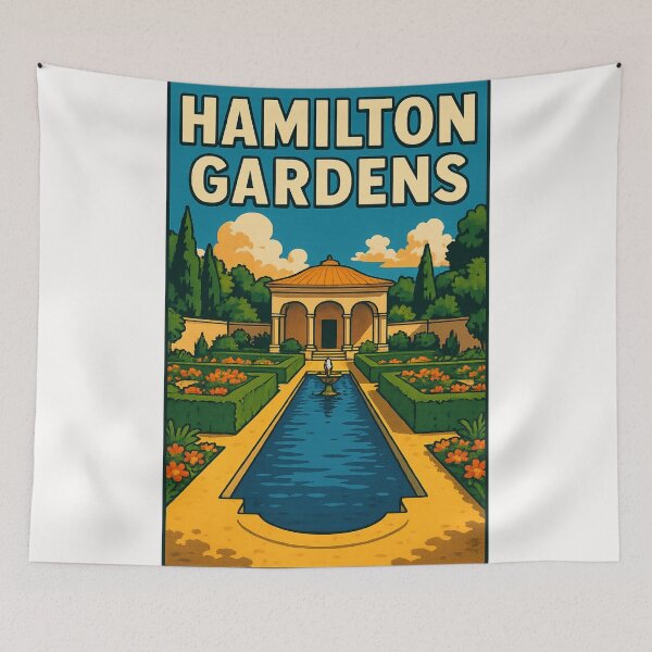 Item preview, Hamilton Gardens New Zealand – Botanical Spot in Waikato designed and sold by Places On Earth.