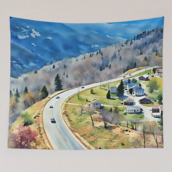Item preview, Hilltop Escape designed and sold by RCWatercolours.