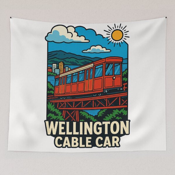 Item preview, Wellington Cable Car – Iconic Hill Tram in New Zealand’s Capital designed and sold by Places On Earth.