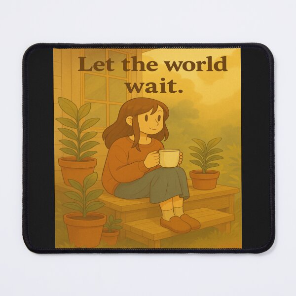 Item preview, Let the world wait. designed and sold by Laugh & Rewind .