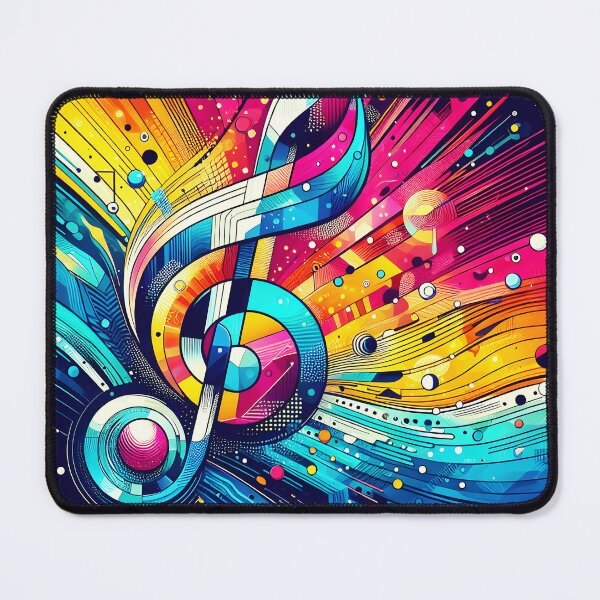 Item preview, Symphony in Color violin key music art designed and sold by EmeraldMusic.