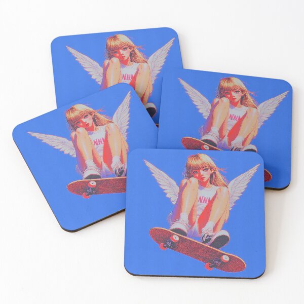 Item preview, Anime Girl on a Skateboard designed and sold by V-Fantasy.