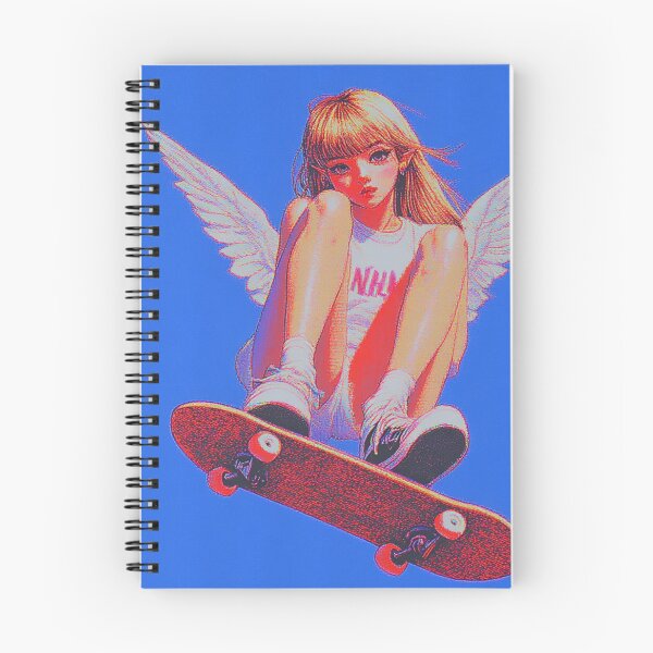 Item preview, Anime Girl on a Skateboard designed and sold by V-Fantasy.