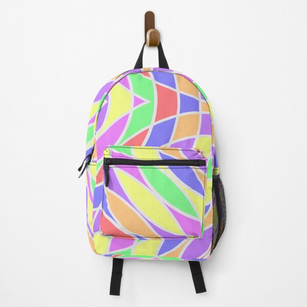 Item preview, Crossing rainbows - a soft and colorful kaleidoscopic pattern design for large prints designed and sold by PunArtistry.
