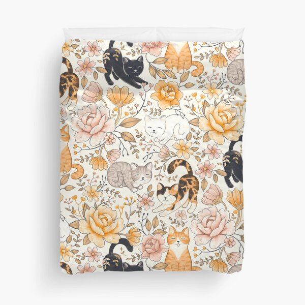 Vista previa del artículo con la obra «Gata coqueta de estilo cottage en color naranja jengibre», diseñado y vendido por Perrin Le Feuvre.