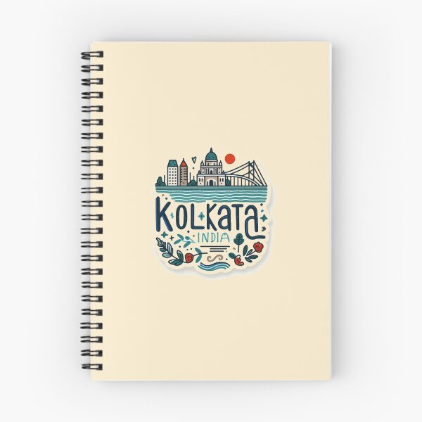 Item preview, Kolkata India Minimalist Watercolor Cityscape Sticker , designed and sold by PaintMeWorld.