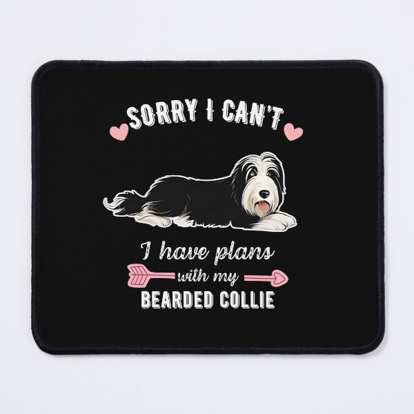 Item preview, Sorry I Can't, I Have Plans With My Bearded Collie – Fluffy & Fun Herding Dog Design designed and sold by GoodyPaws.