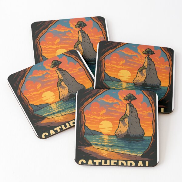 Item preview, Cathedral Cove – Scenic Coastal Gem of the Coromandel Peninsula designed and sold by Places On Earth.