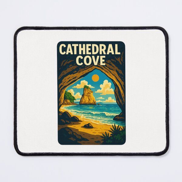 Item preview, Cathedral Cove – Iconic Archway and Ocean Vista in New Zealand designed and sold by Places On Earth.