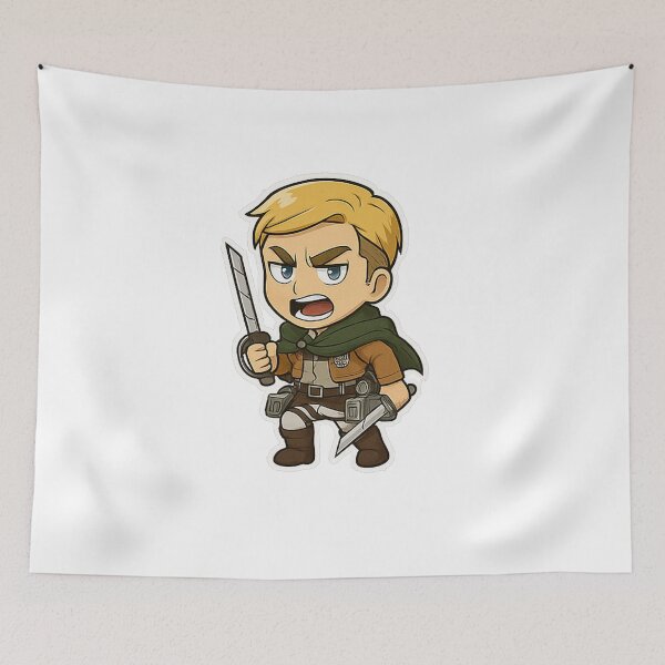 Item preview, Erwin Smith Chibi Attack on Titan designed and sold by KrayArt.