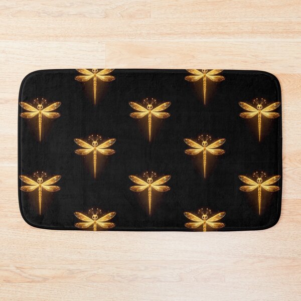 Item preview, Mystical Golden Dragonfly –  Forest Guardian designed and sold by SolaoLab.