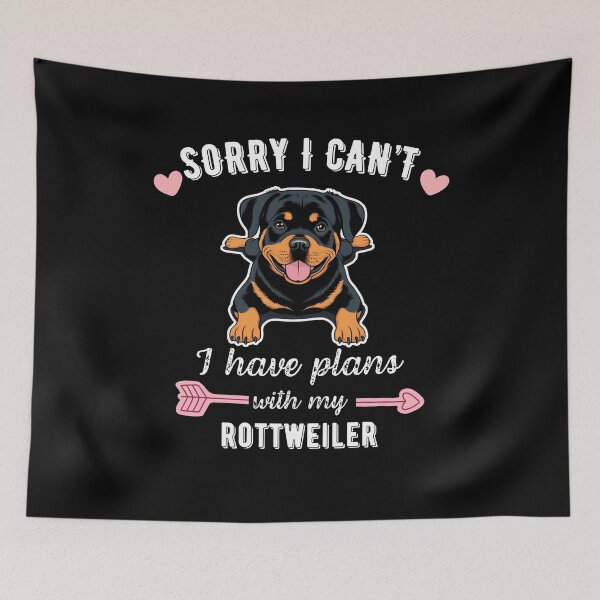 Item preview, Sorry I Can't, I Have Plans With My Rottweiler – Loyal Guardian Dog Design designed and sold by GoodyPaws.