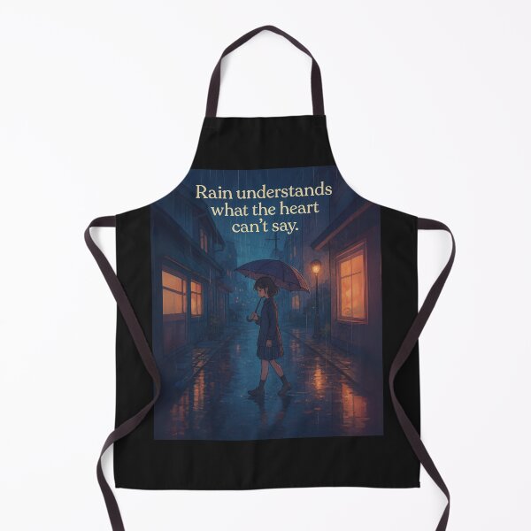 Item preview, Rain Understands | Melancholic Anime Girl in Rain Scene designed and sold by Laugh & Rewind .