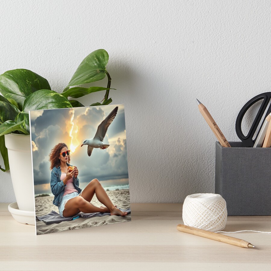 Item preview, Art Board Print designed and sold by LenCarol.