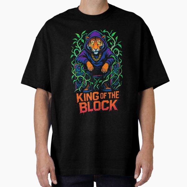 Artikel-Vorschau von Neon Tiger King Grafik T-Shirt Design, designt und verkauft von lubushop1.