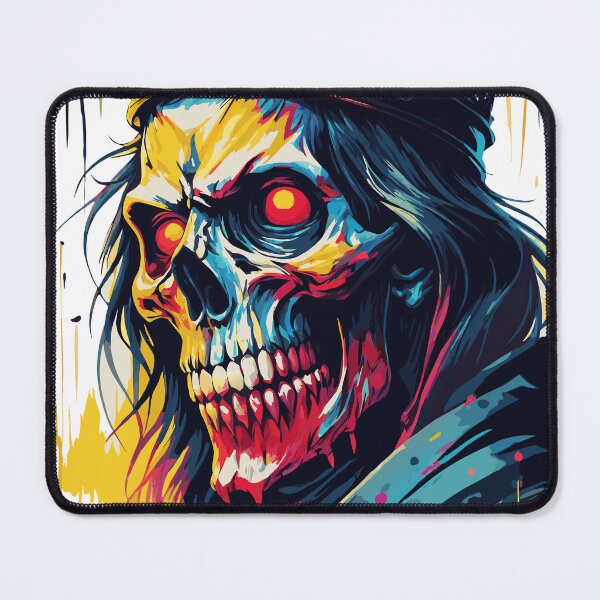 Item preview, A horror themed illustration of a skull.  designed and sold by blindblues50.
