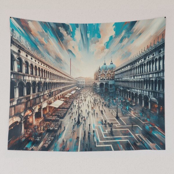 Item preview, Liveliness on St. Mark's Square Venice designed and sold by Sigtrix.