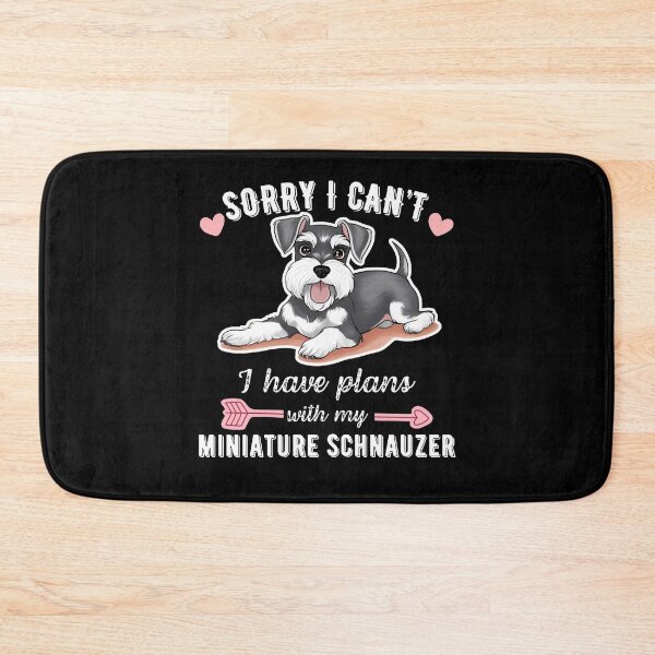 Item preview, Sorry I Can't, I Have Plans With My Miniature Schnauzer – Bearded Charm Dog Lover Design designed and sold by GoodyPaws.
