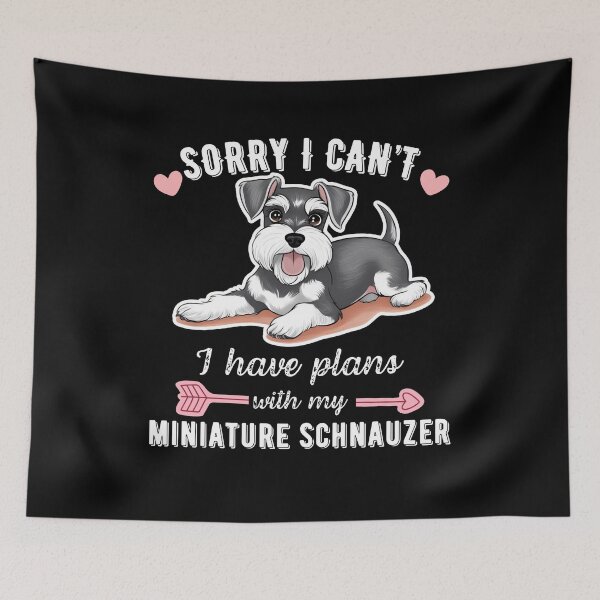 Item preview, Sorry I Can't, I Have Plans With My Miniature Schnauzer – Bearded Charm Dog Lover Design designed and sold by GoodyPaws.