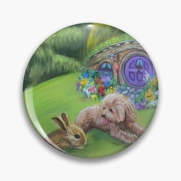 Item preview, Amber, the bunny and the Hobbit House designed and sold by JessicaKeegan.