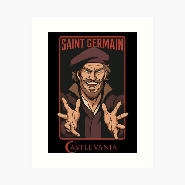 Item preview, Castlevania Netflix Fanart – Saint Germain Vector Art | Anime Magic T-Shirt Design designed and sold by WAUZ.