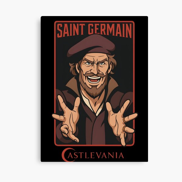 Aperçu de l'œuvre Castlevania Netflix Fanart – Saint Germain Vector Art | T-shirt Anime Magic créée et vendue par WAUZ.