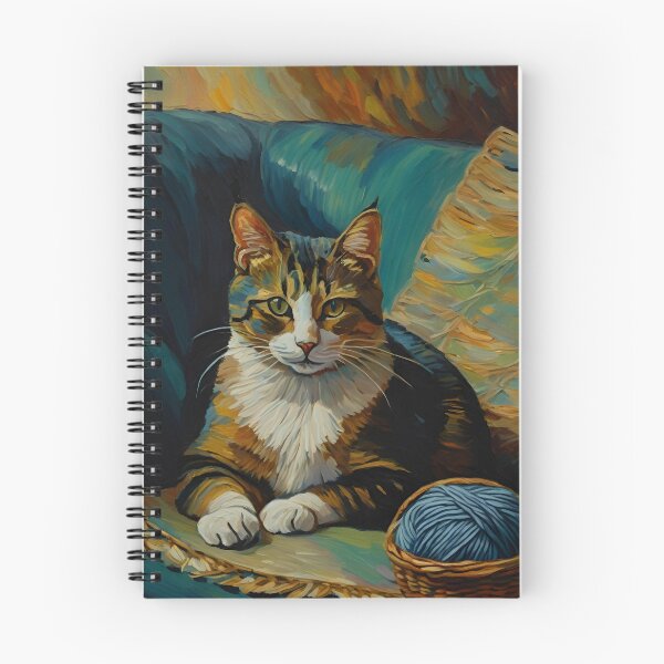 Item preview, Cozy Tabby with Yarn – Warm Afternoon Portrait designed and sold by Beemyguest.