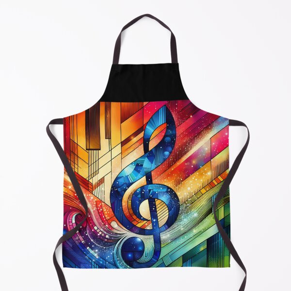 Item preview, Melodic Whirl violin key music art designed and sold by EmeraldMusic.