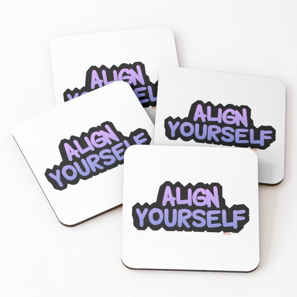 Item preview, Align Yourself - Inspiration words designed and sold by WhimWiz.