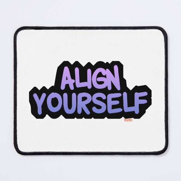Item preview, Align Yourself - Inspiration words designed and sold by WhimWiz.