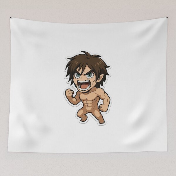 Item preview, Eren Attack Titan Chibi Attack on Titan designed and sold by KrayArt.