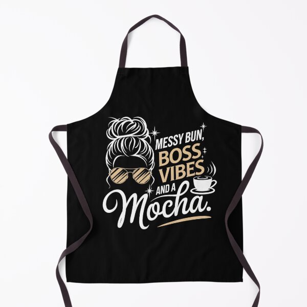 Item preview, Messy Bun, Boss Vibes and a Mocha designed and sold by jkrphoto.